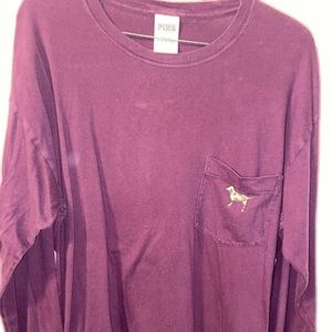 ❌SOLD❌PINK long sleeve shirt